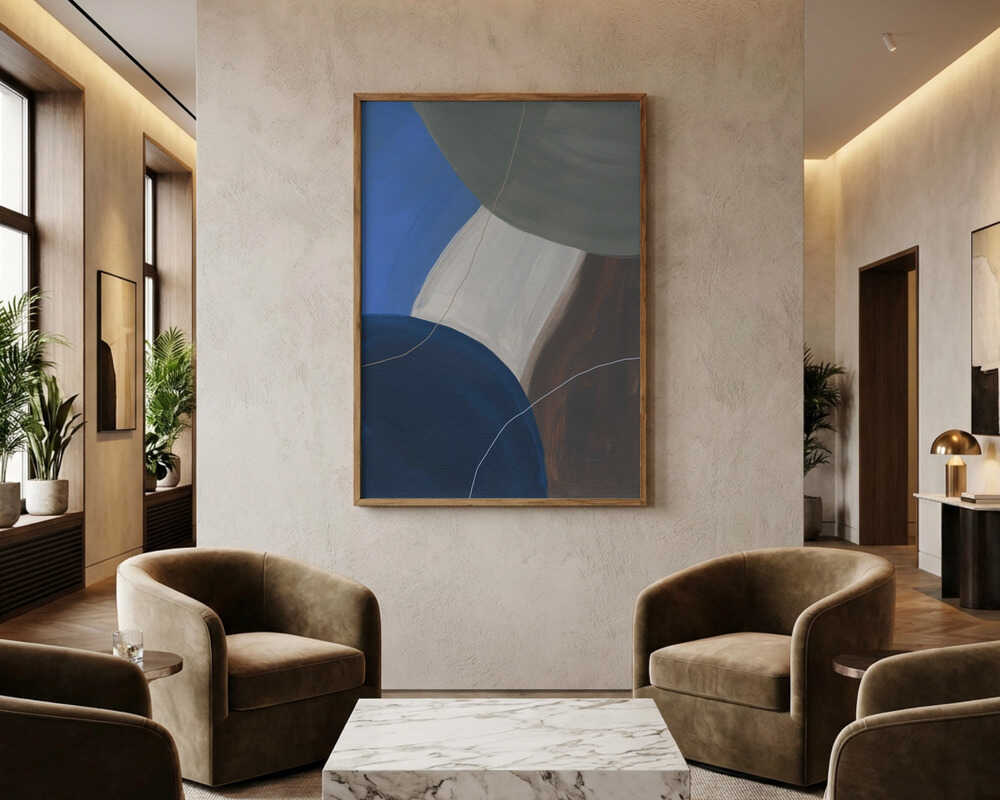 Harmonisk Farveblokke Plakat
