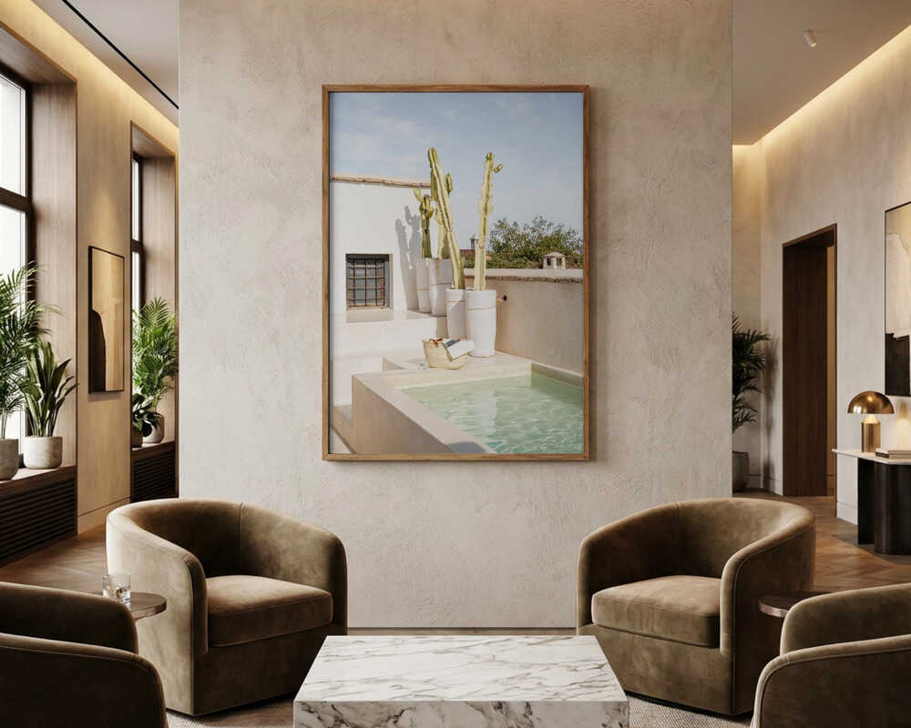 Rooftop Plakat for Riad