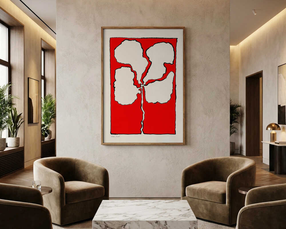 Red Flower Poster