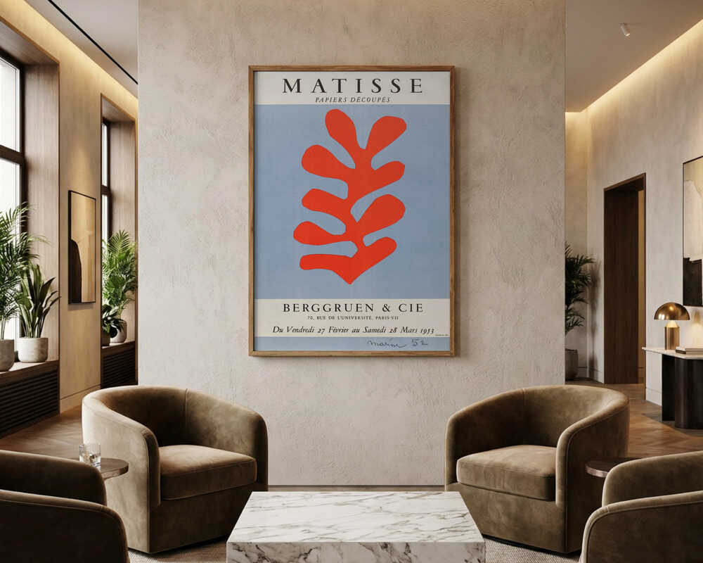Henri Matisses Papiers Découpés (1953) Plakat