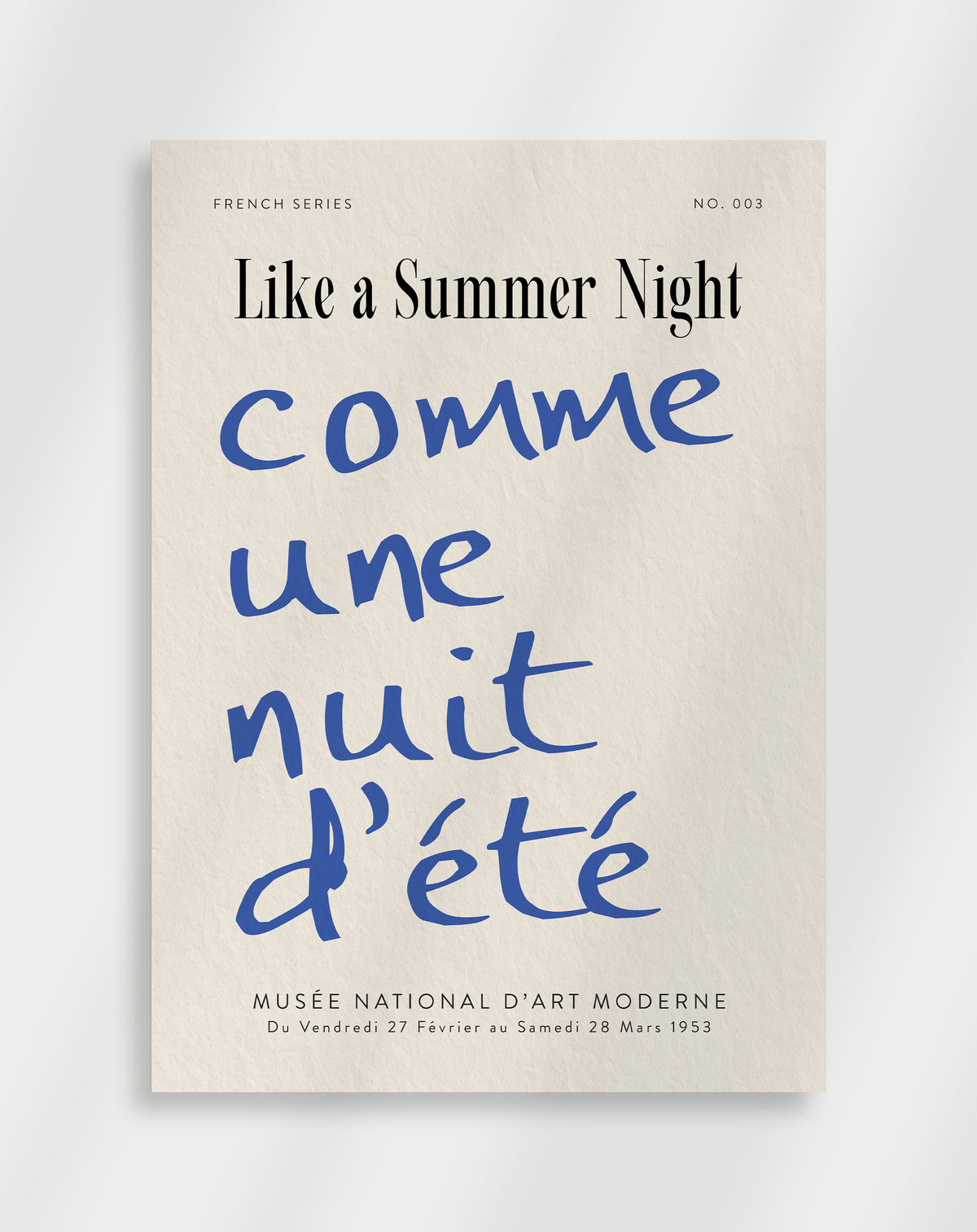 French qoute poster