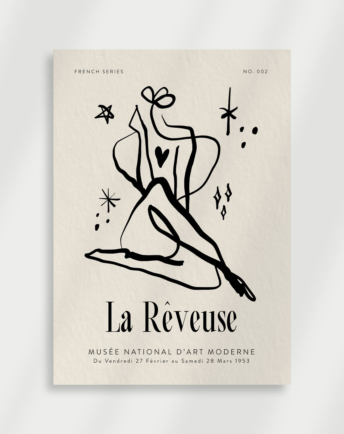 French art poster