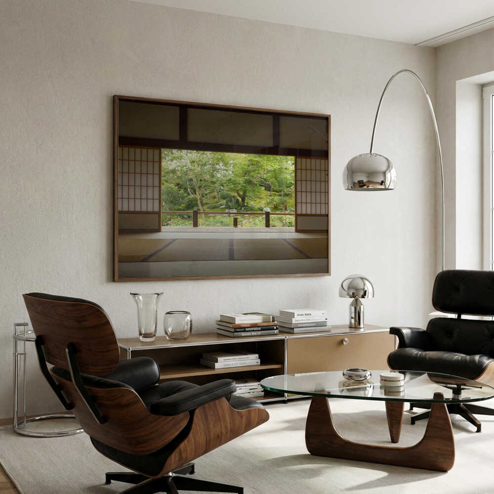 Japandi Garden View Poster
