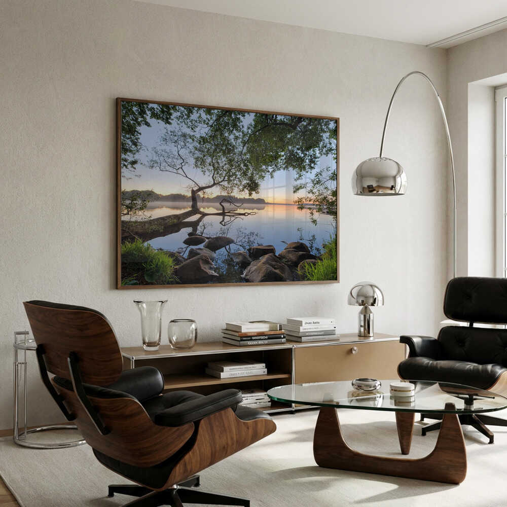 Plakat med søudsigt