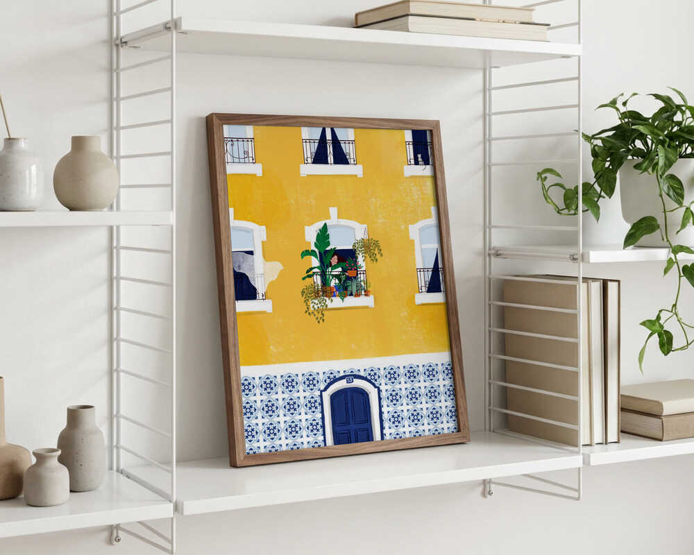 Lissabon Plakat