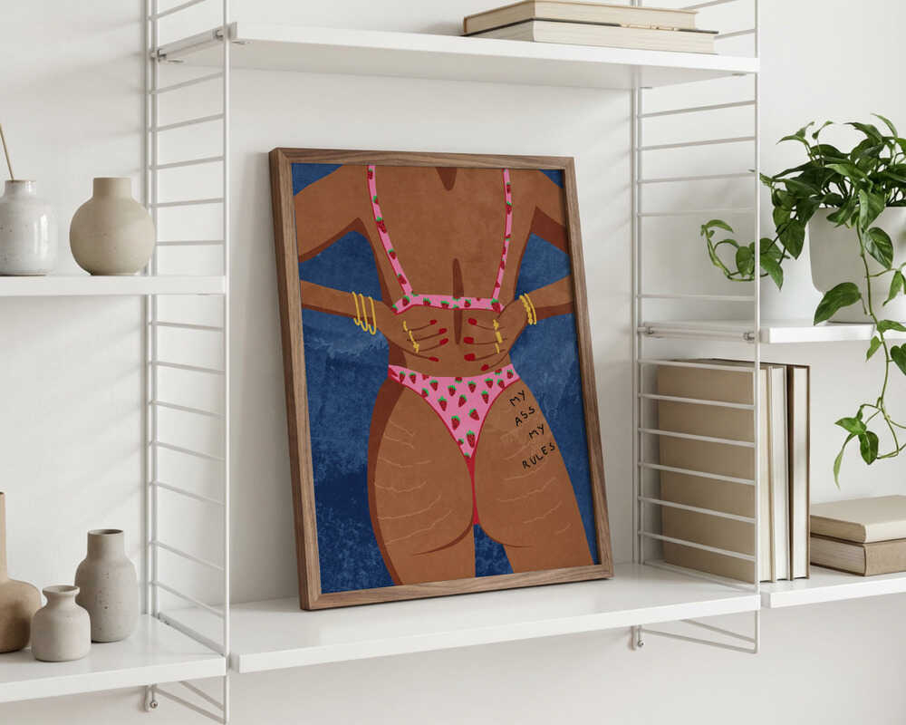 Min røv mine regler Plakat