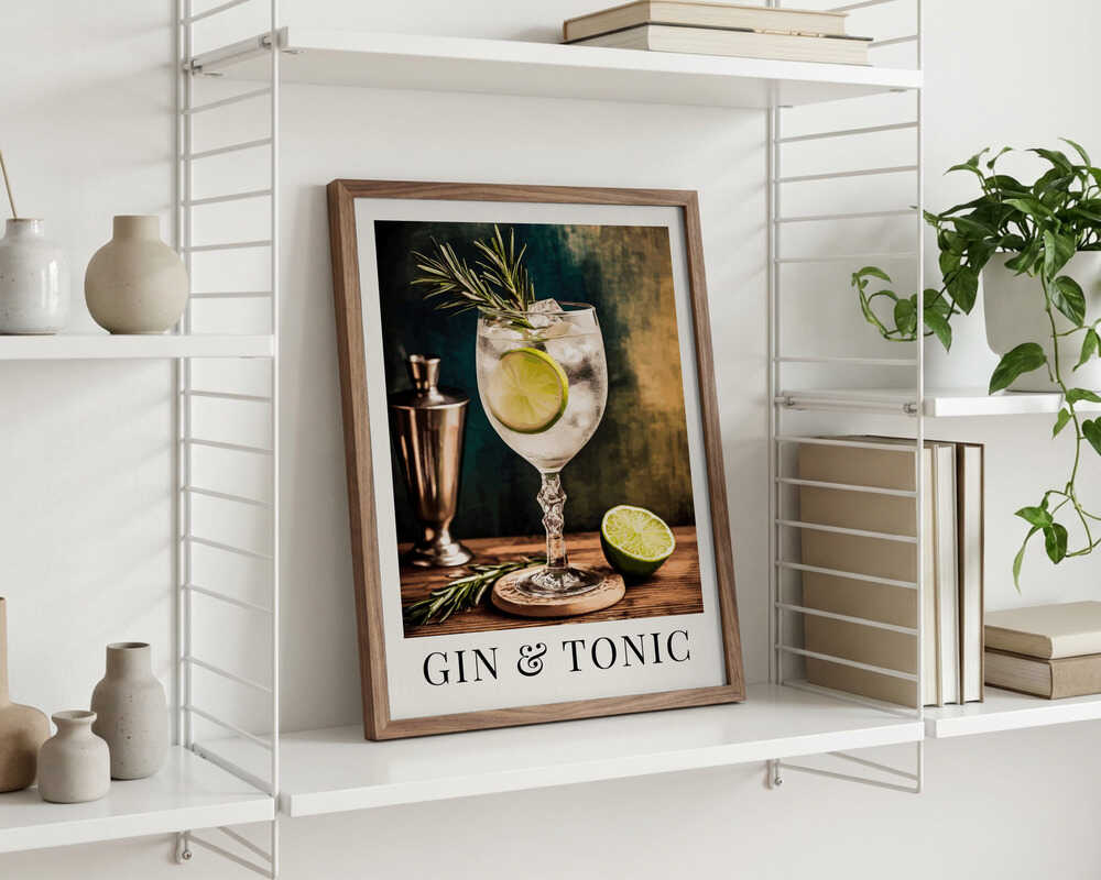 Gin & Tonic-plakat