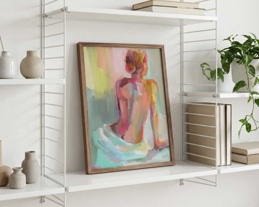 Woman Posing Poster