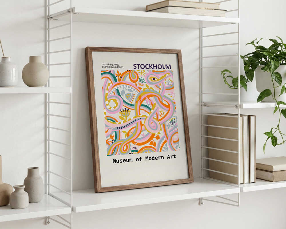 Botanical dopamine Exhibition Stockholm Poster