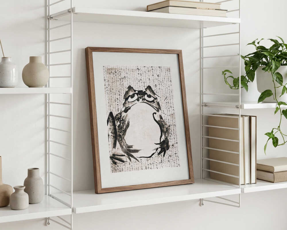 Japansk Frø (sent 18. – 19. århundrede) Plakat