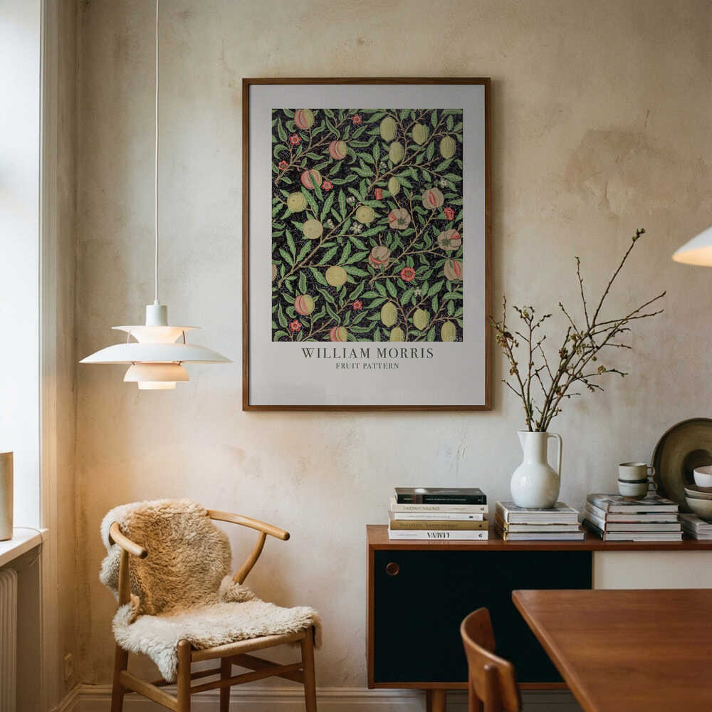 William Morris Fruit Pattern Poster