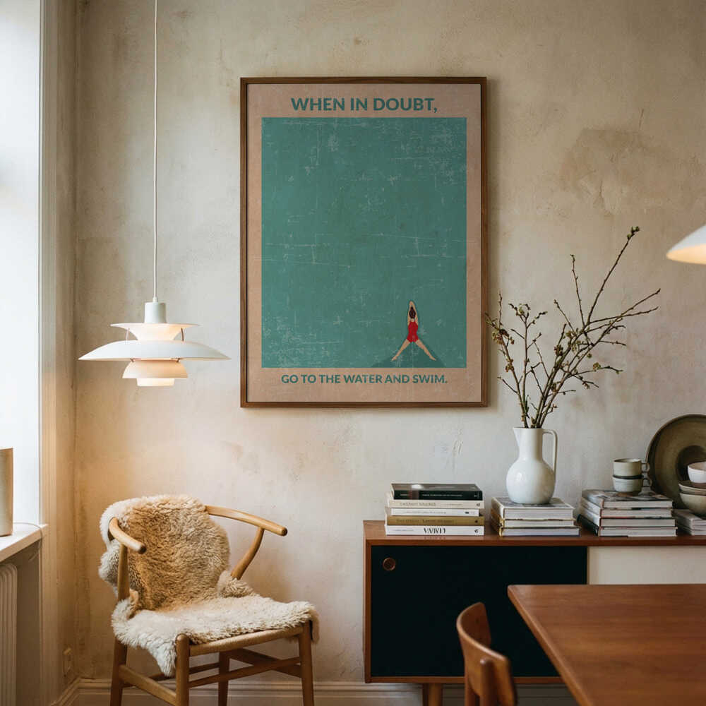 Open Water Standard Wall Art Poster