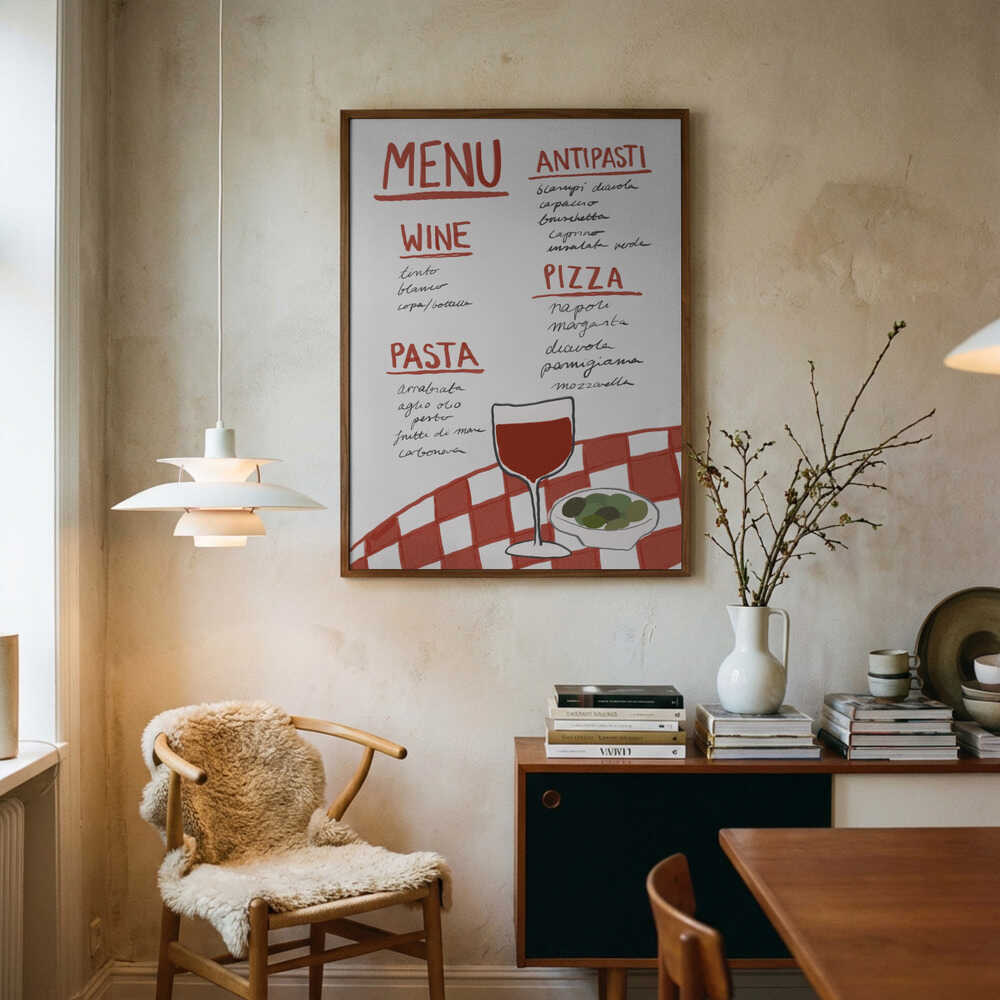Plakat: Italiensk Madglæde