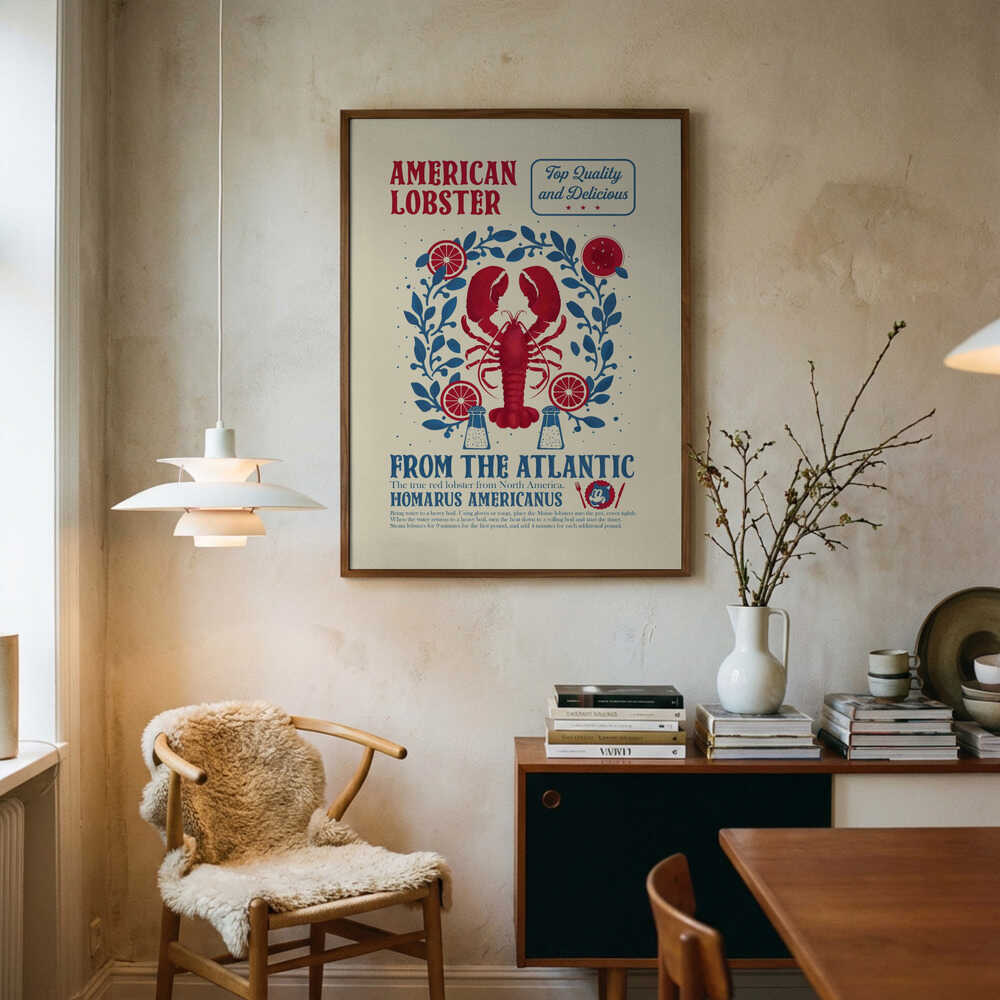 Hummer køkken plakat