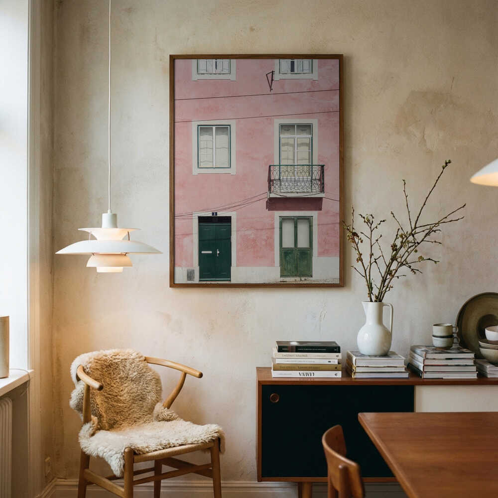 Pink Façade Harmony Poster
