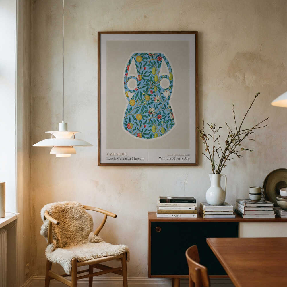 William Morris Vase-serie-plakat (Frugt)