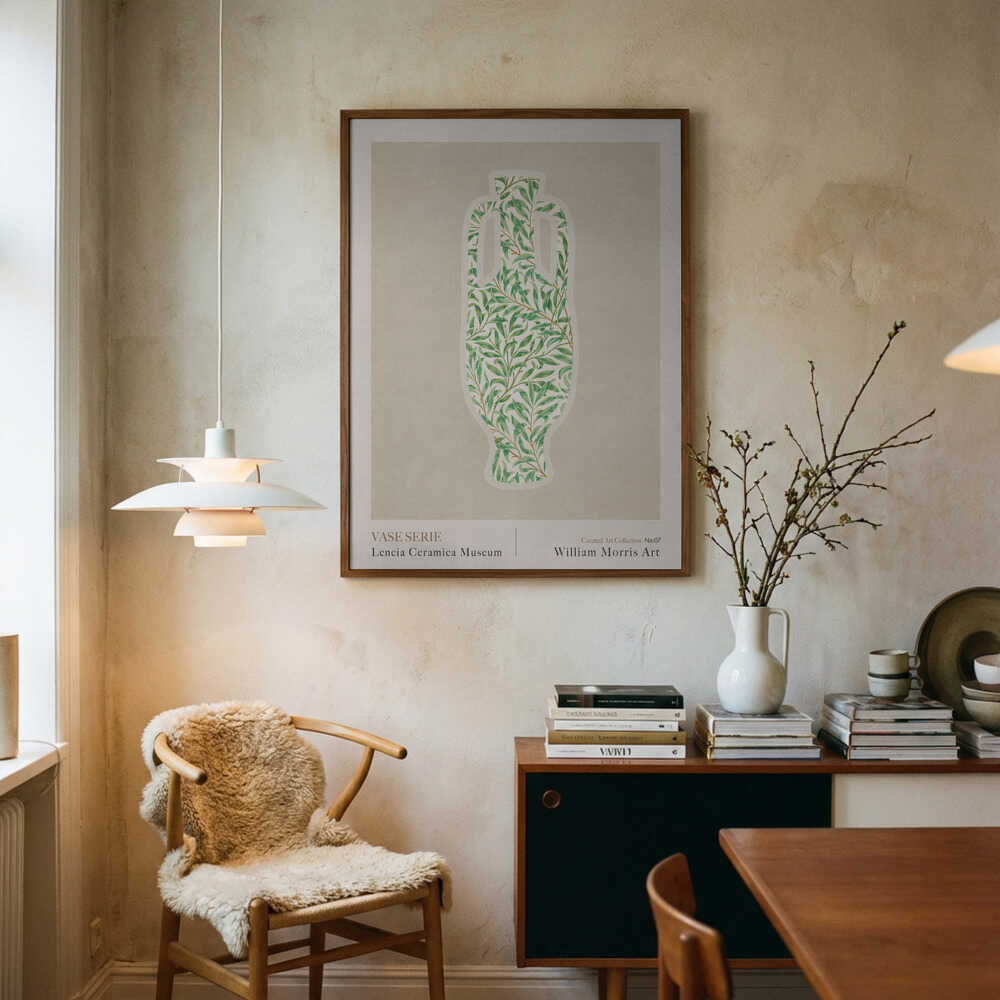 William Morris Vase Serie Plakat (Grøn)