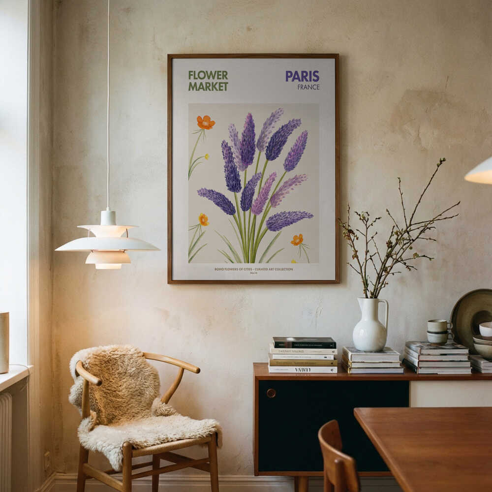 Lavendelblomster Plakat