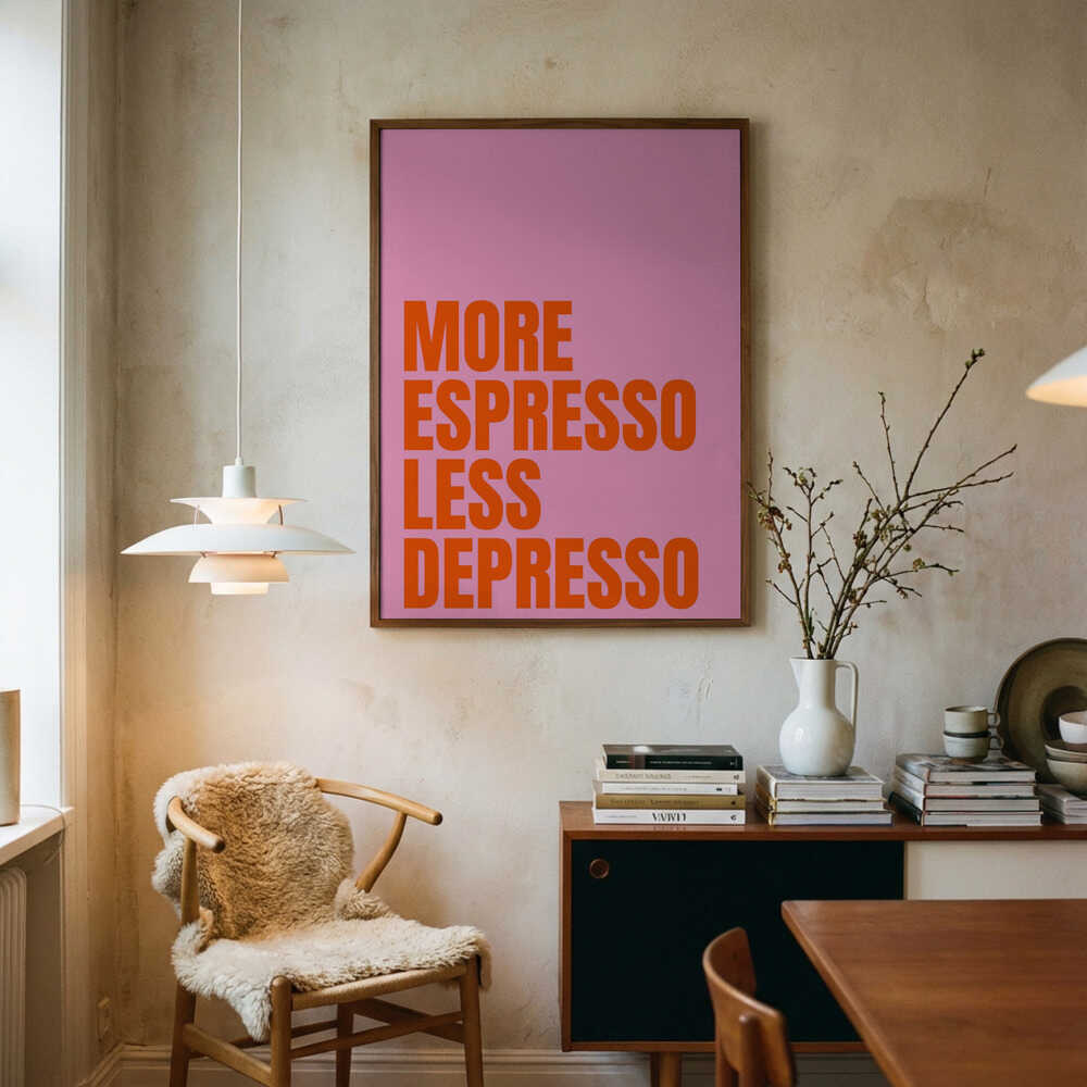 Kaffe Fornemmelser Plakat