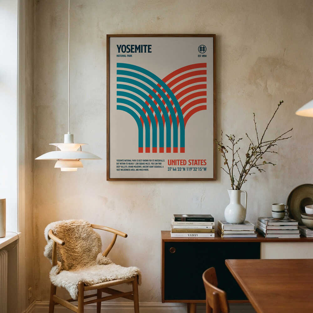 Yosemite Nationalpark Rejseplakat Plakat