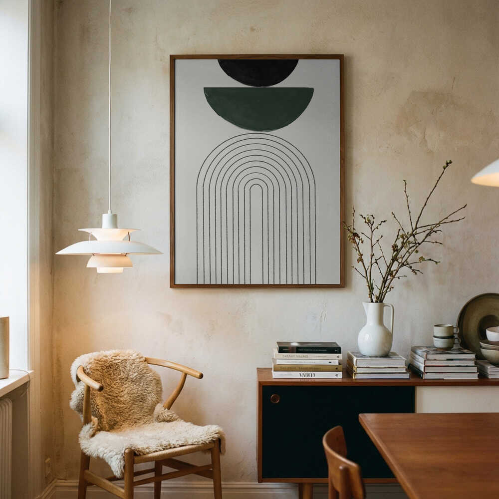Arched Geometry Poster