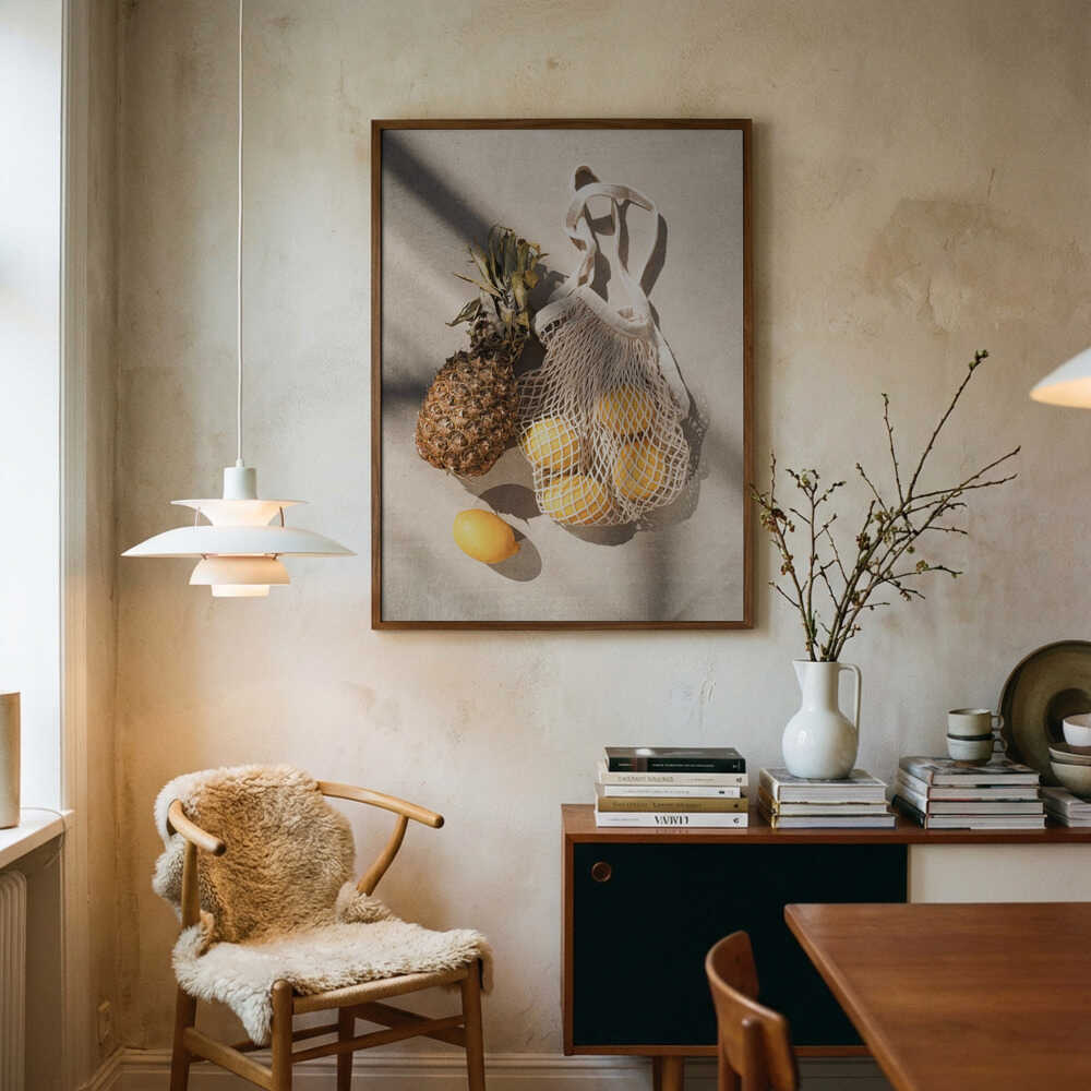 Plakat med sommerfrugter