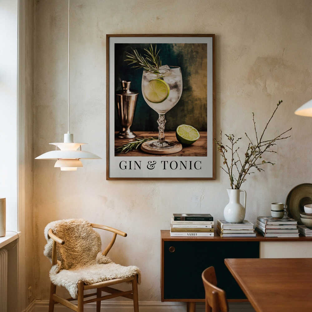 Gin & Tonic-plakat