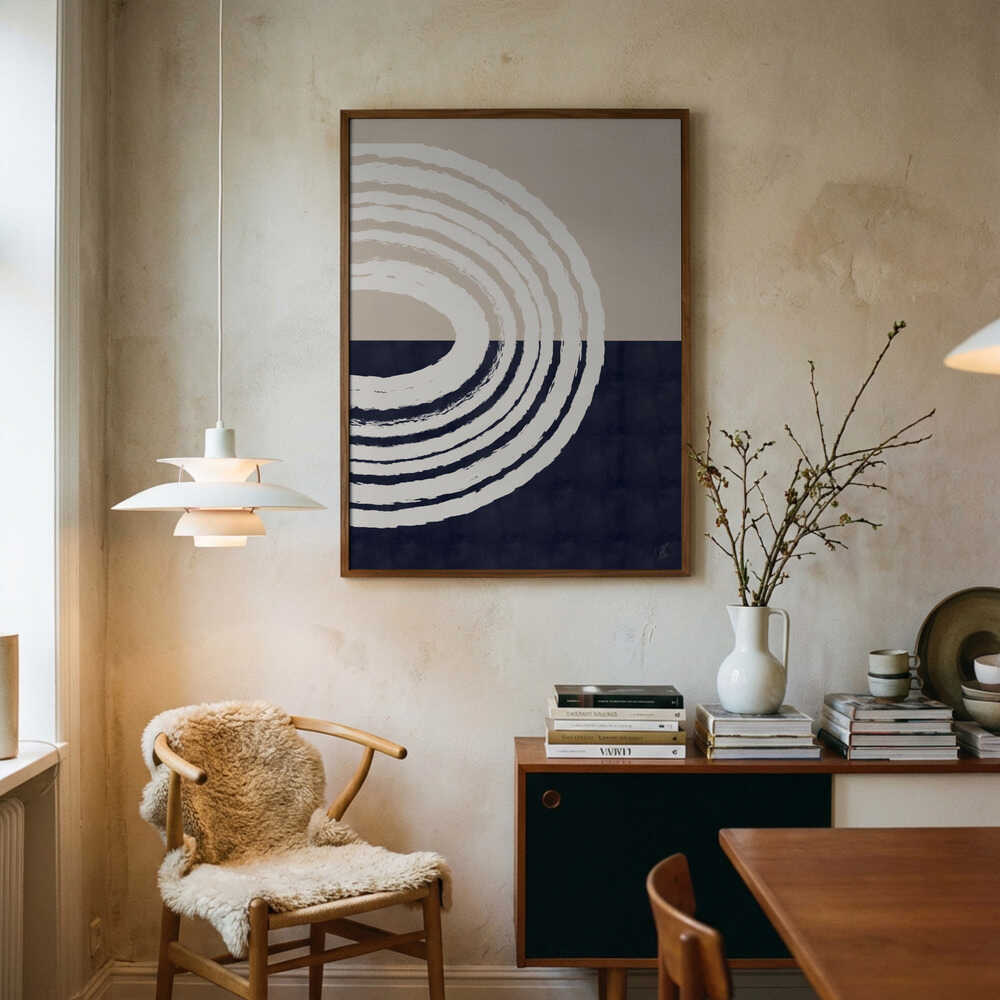 Zen kurvebalancering plakat