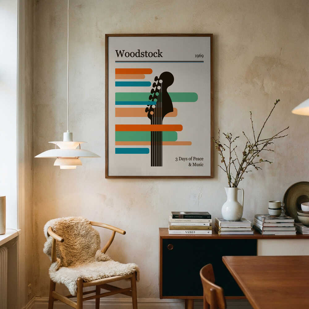 Woodstock Guitar Festival-plakat