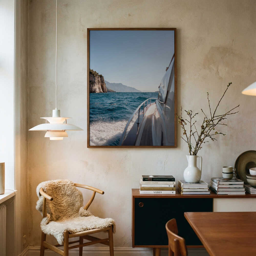 Amalfikysten | Rejsefotoplakat fra Italien