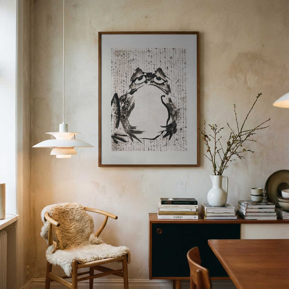 Japansk Frø (sent 18. – 19. århundrede) Plakat