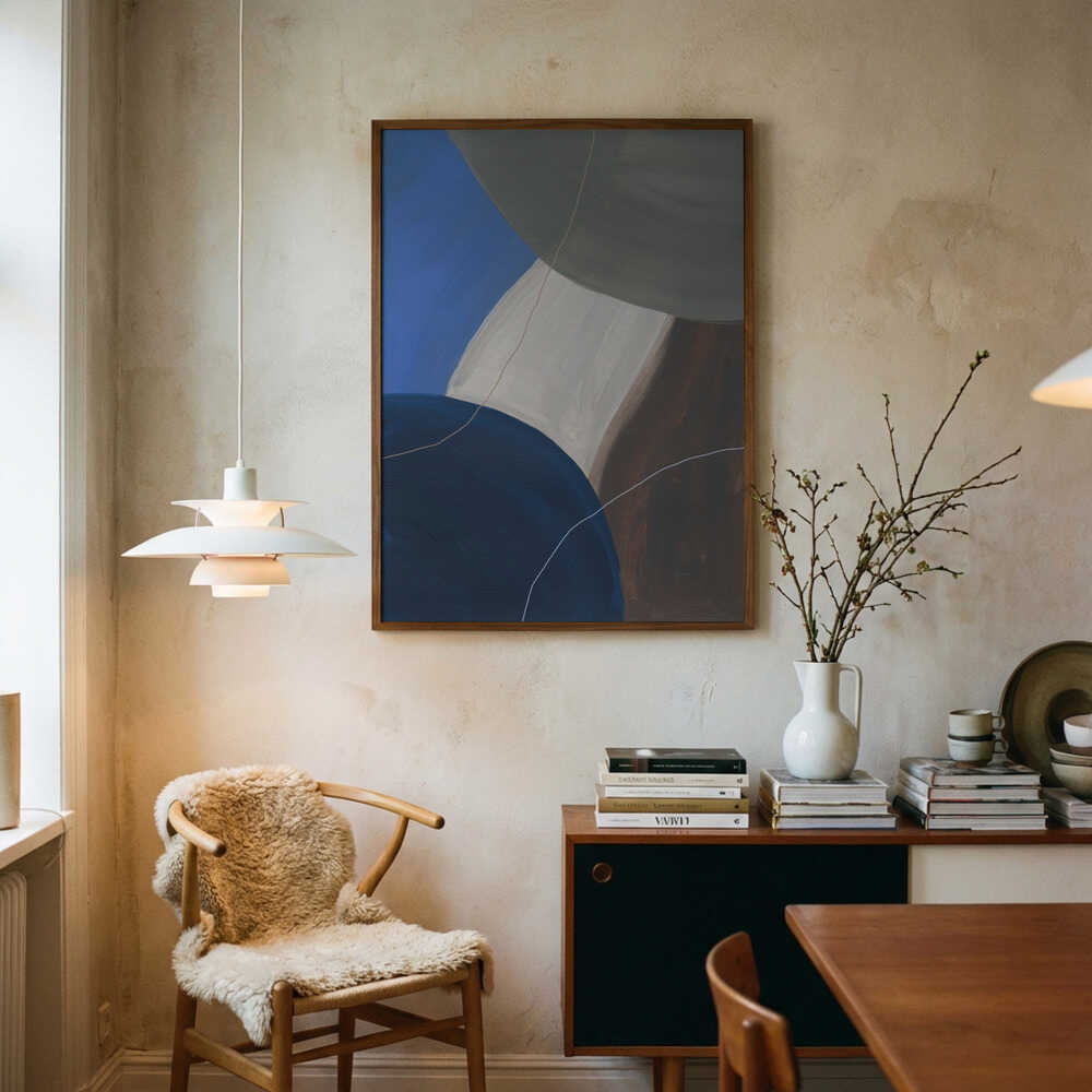 Harmonisk Farveblokke Plakat