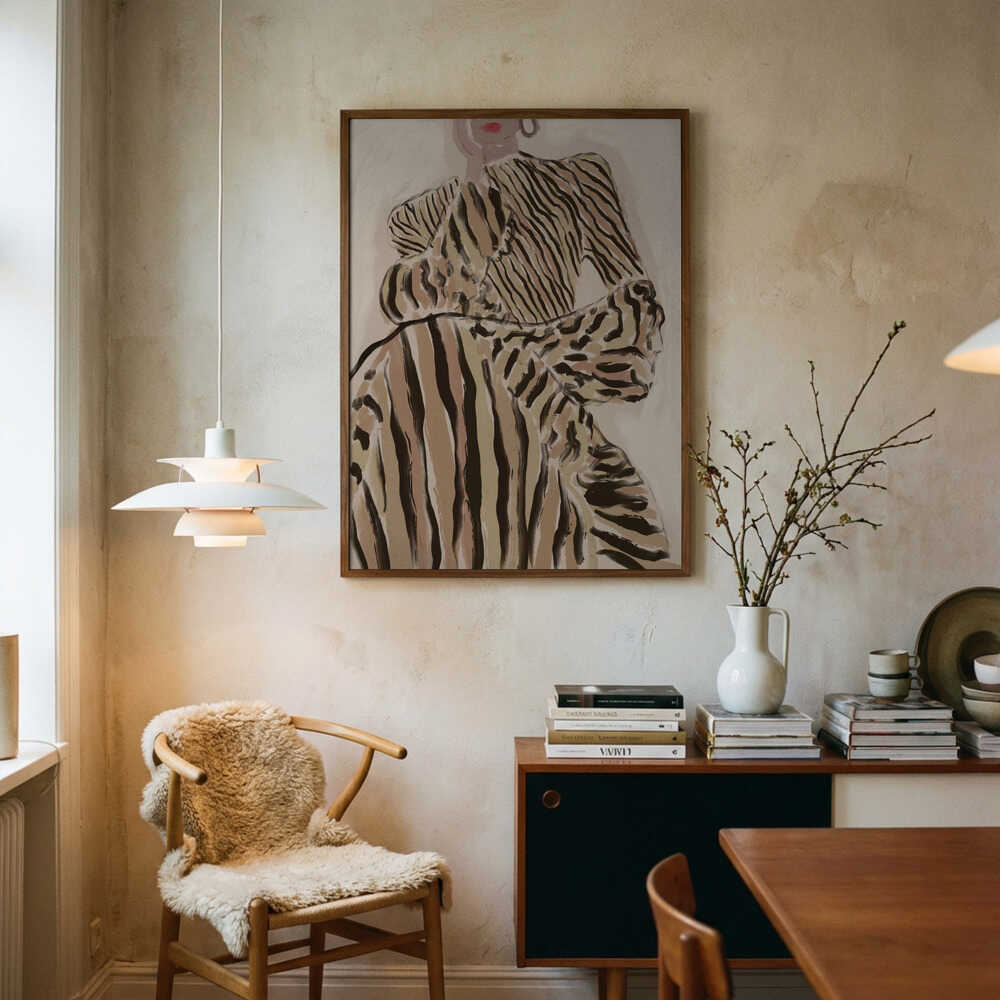 Zebra Elegance Plakat