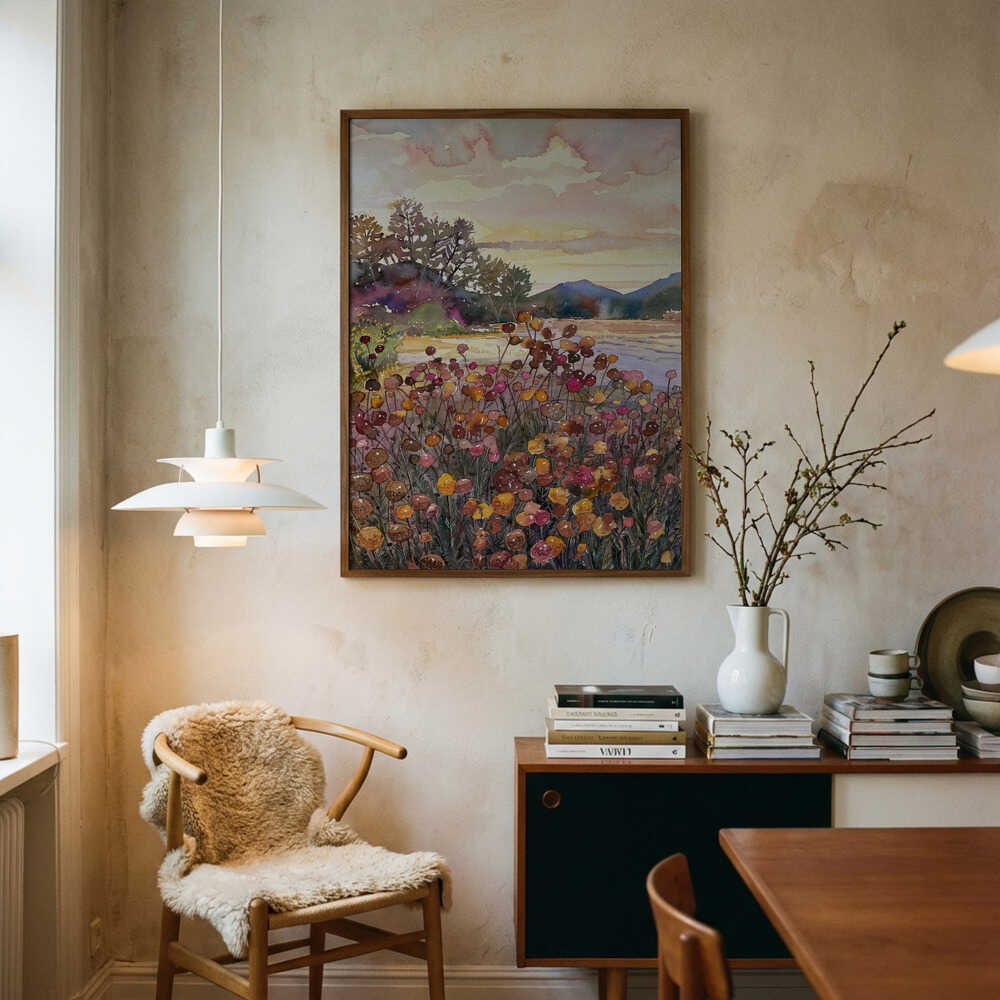 Golden Hour Bloom Plakat