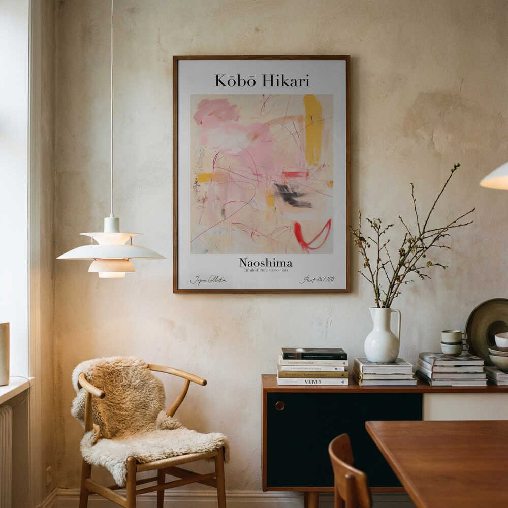 Kōbō Hikari Naoshima-farveplakat