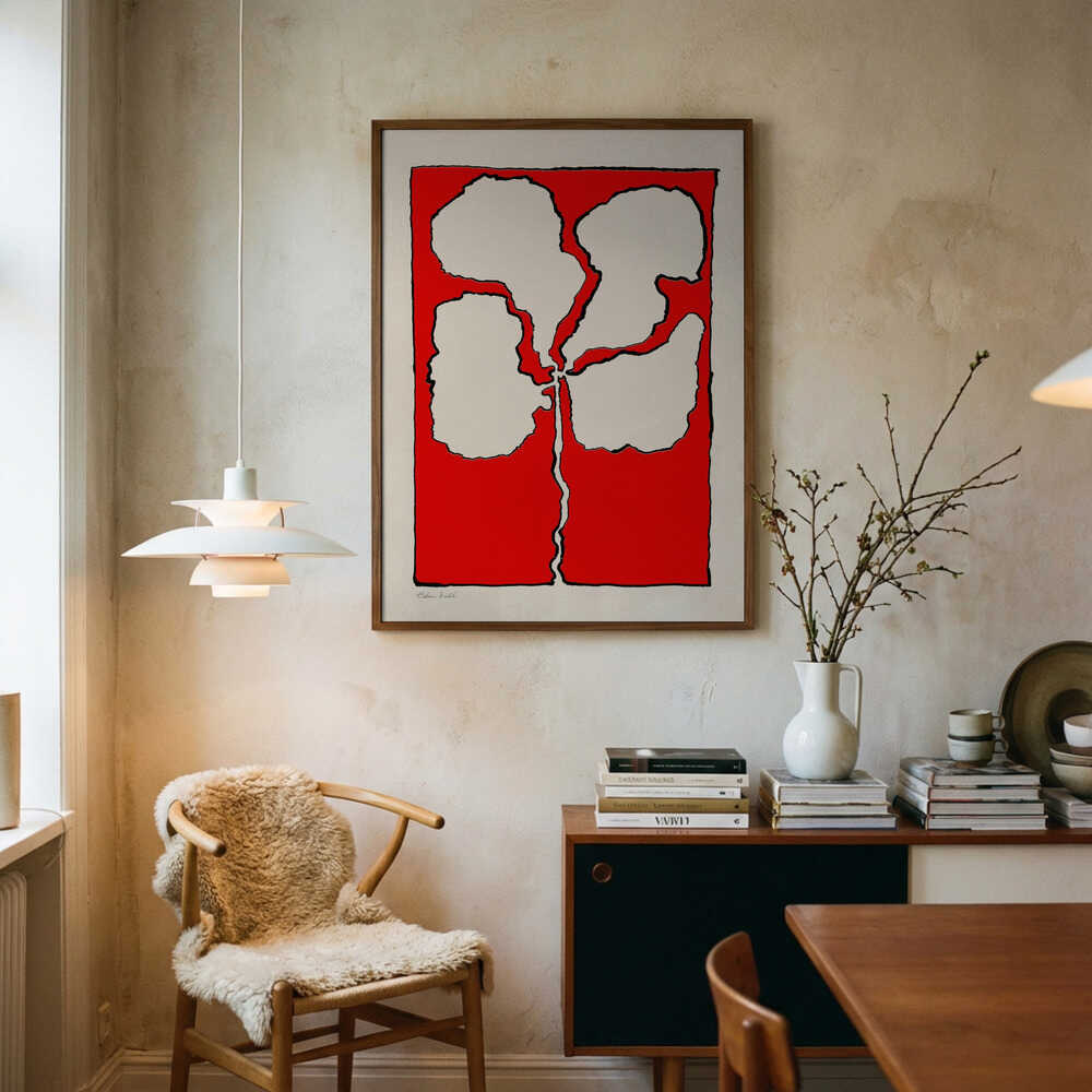 Red Flower Poster