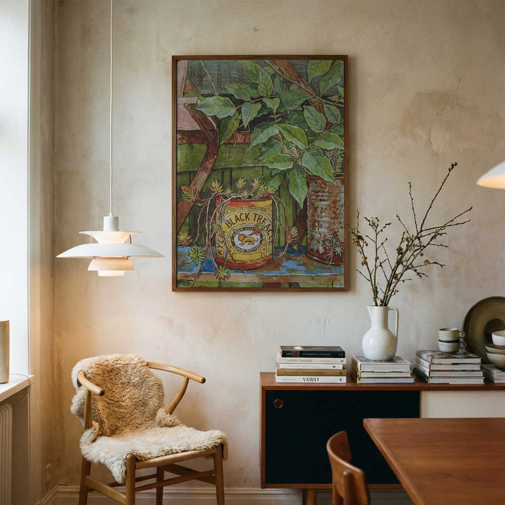 Rustic Garden Still Life Poster