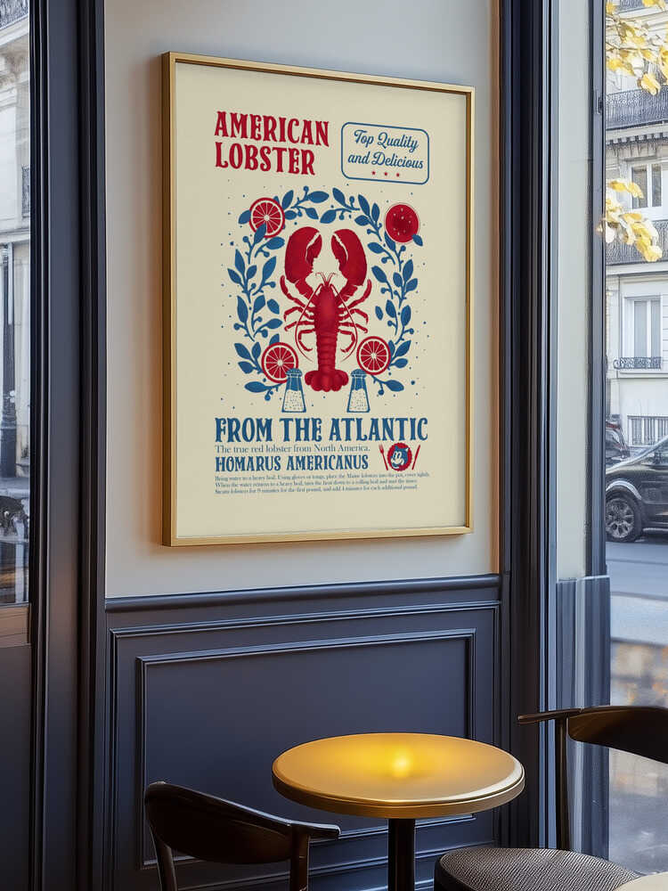 Hummer køkken plakat