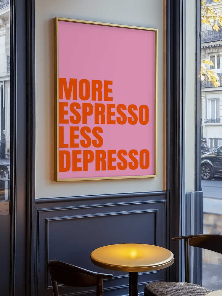 Kaffe Fornemmelser Plakat