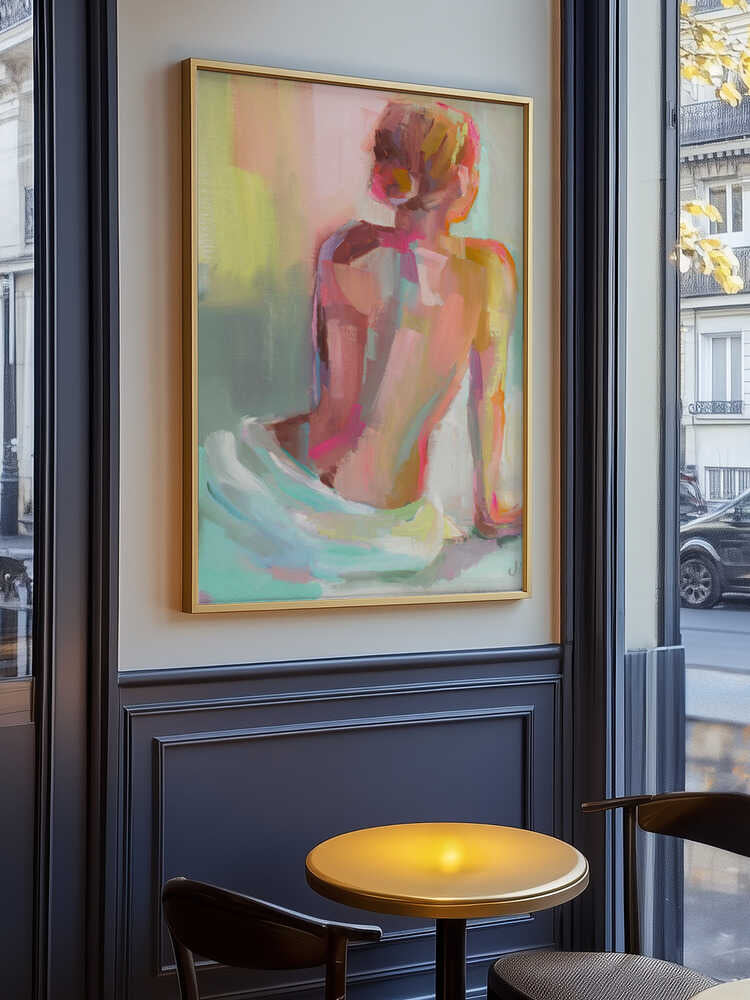 Kvinde, der Poserer – Plakat