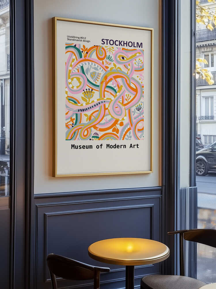 Botanical dopamine Exhibition Stockholm Poster