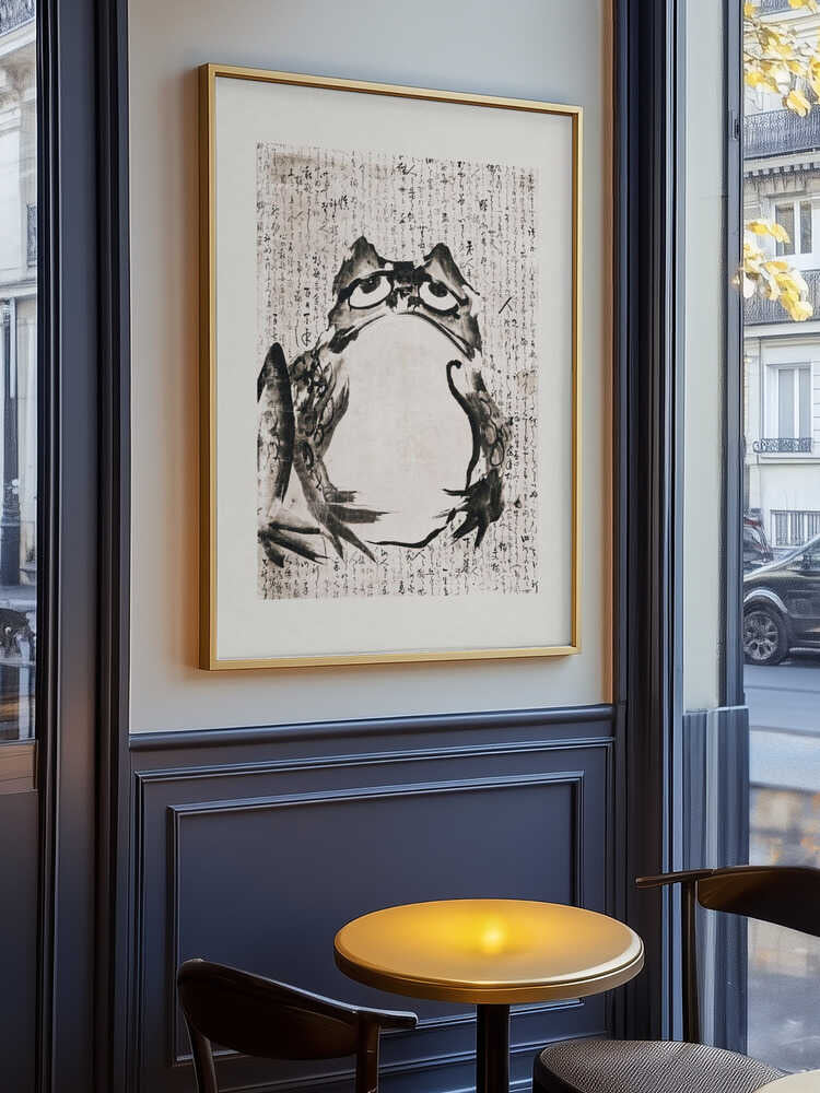 Japansk Frø (sent 18. – 19. århundrede) Plakat