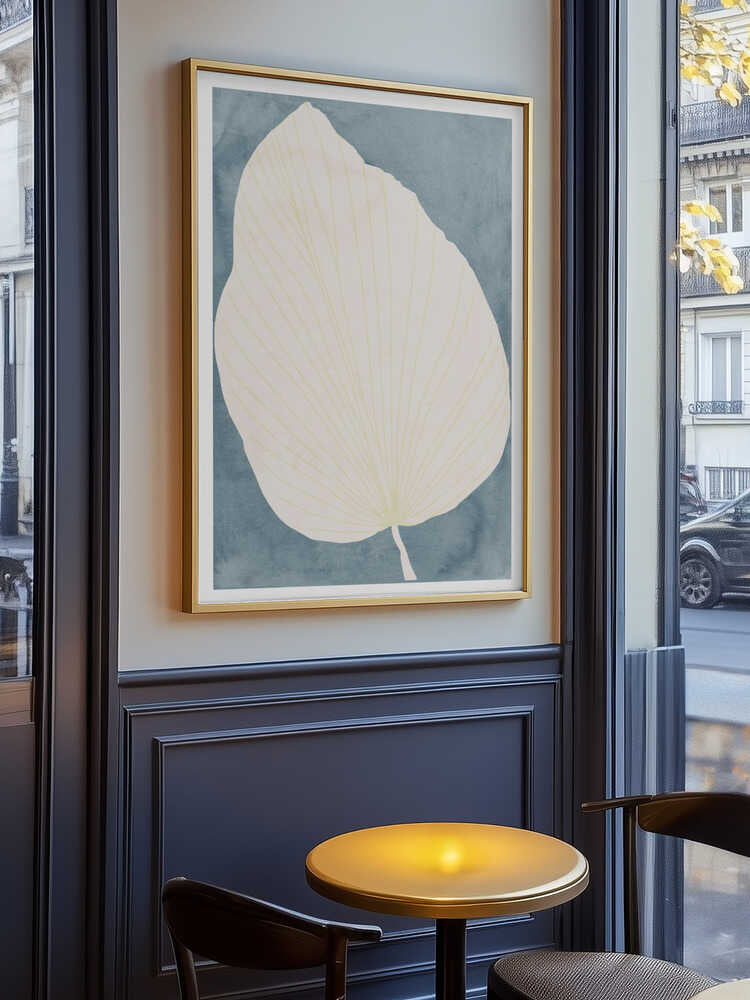 Illustration Of A Large Leaf Poster