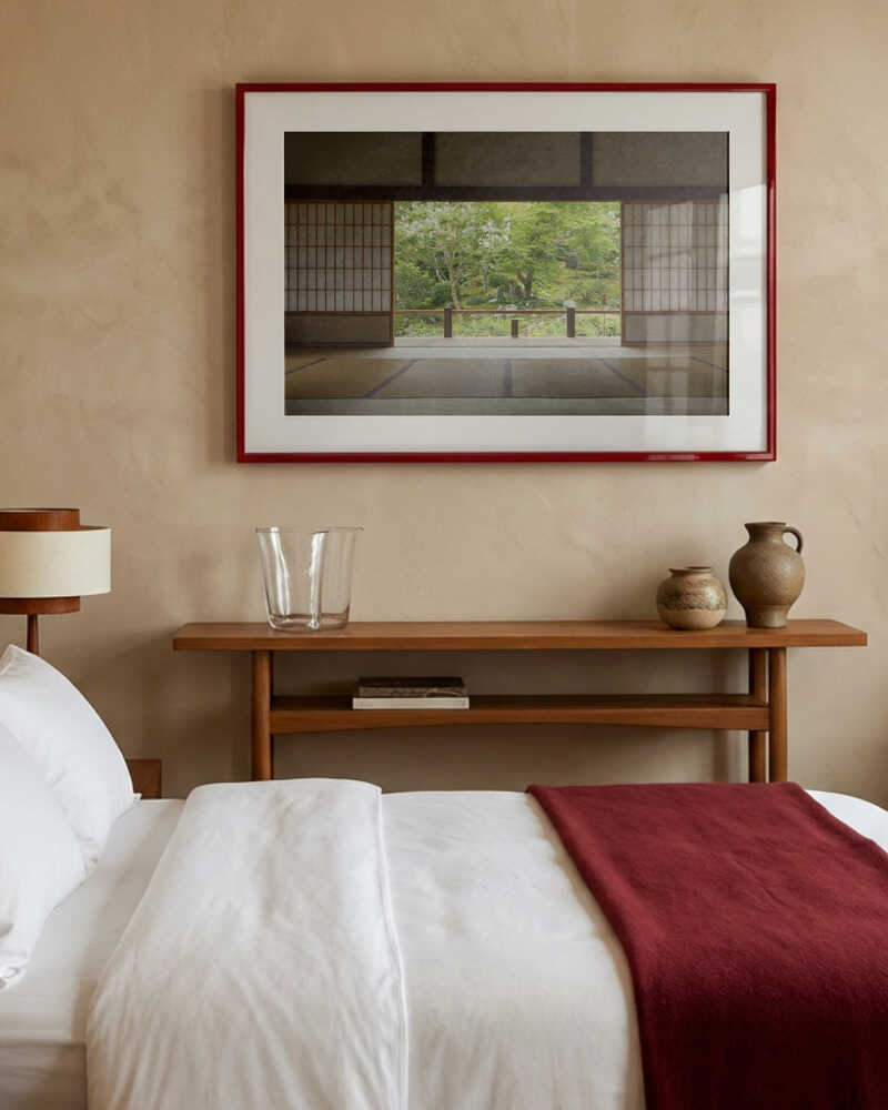 Japandi Garden View Poster