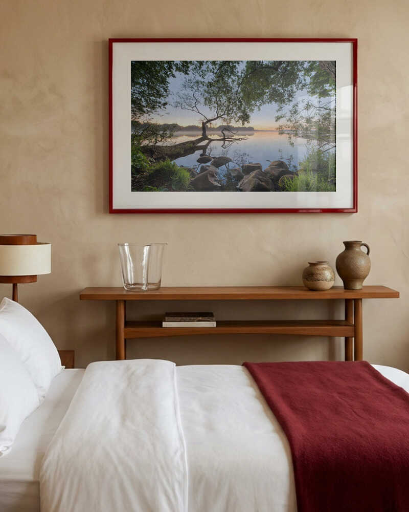 Plakat med søudsigt
