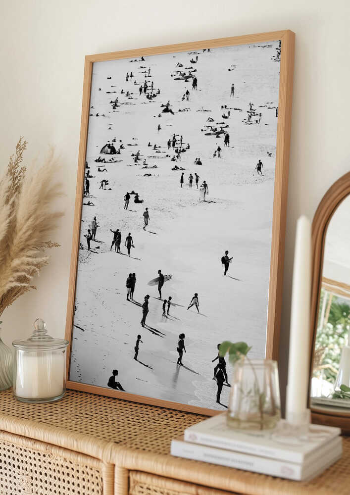 Strandsilhuetter Plakat