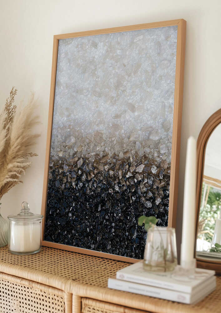 Crushed Stone Gradient Poster