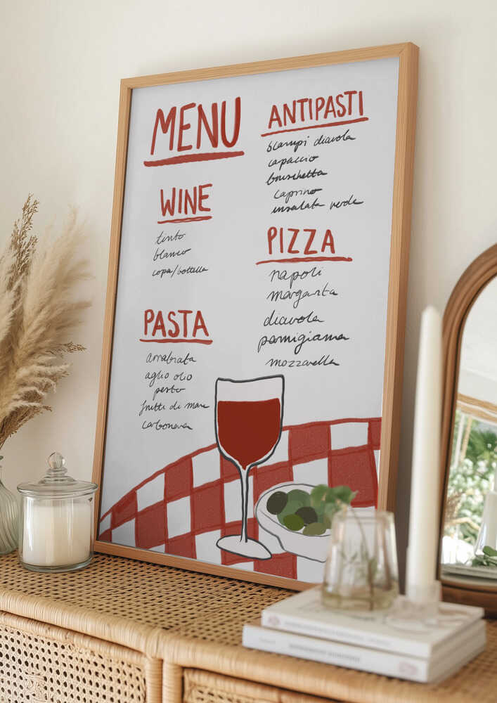 Plakat: Italiensk Madglæde