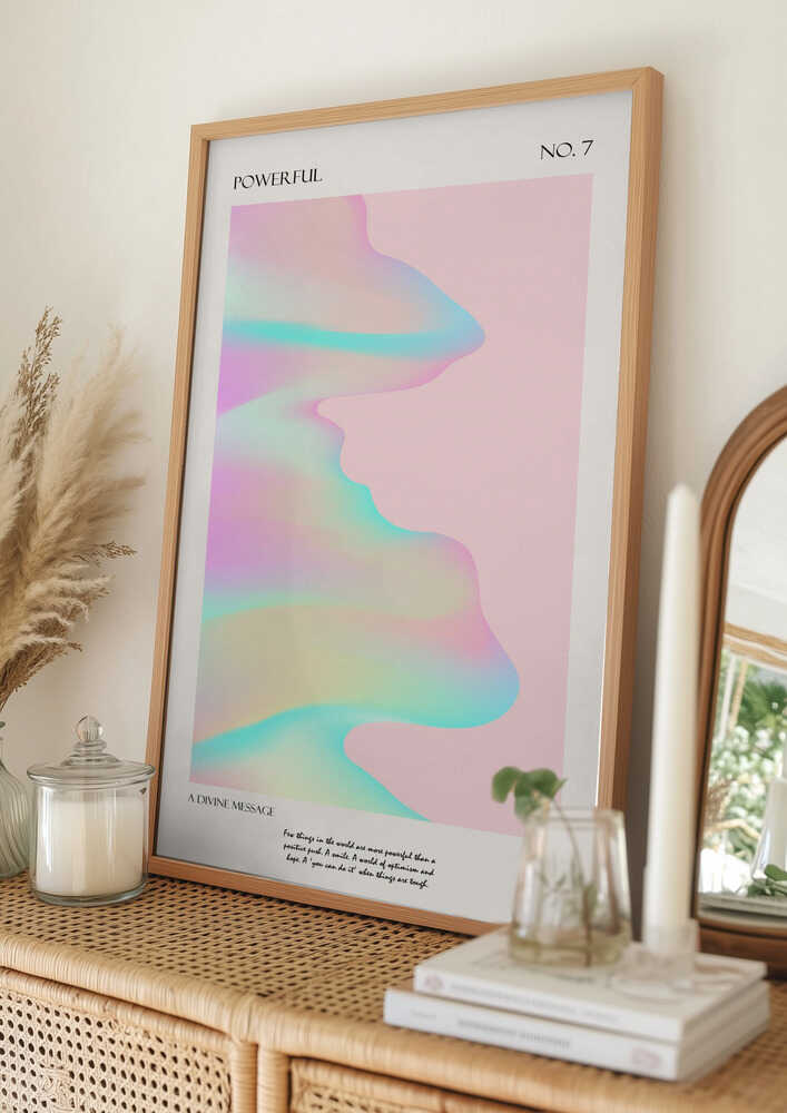 Kraftfuld Guddommelig Plakat