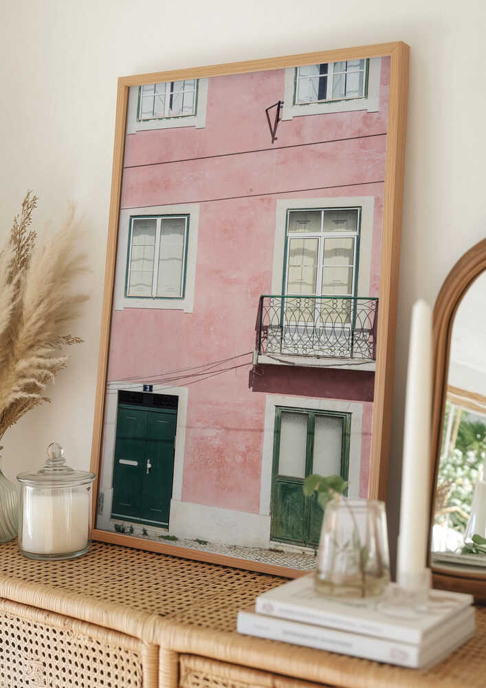 Pink Façade Harmony Poster